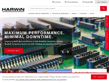 Tablet Screenshot of harwin.com